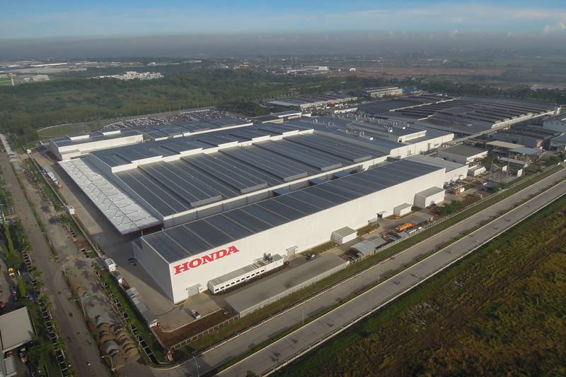Foto Pabrik Honda