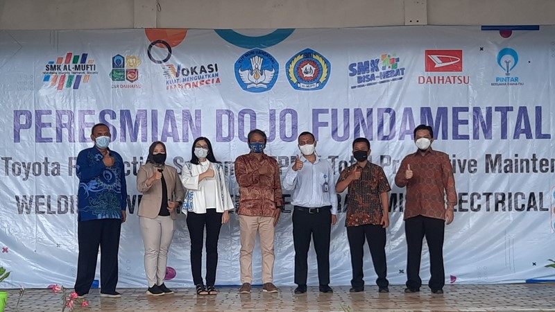 Seremoni Peresmian Peluncuran Fasilitas Dojo oleh Daihatsu, SMK Al Mufti...