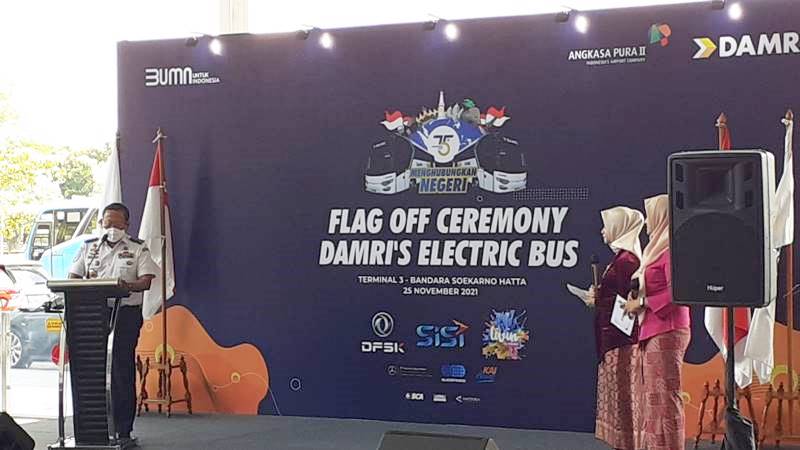 DAMRI Uji Coba DFSK Gelora E 3