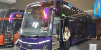 Makin Mewah, PO PHD Trans Rilis Bus Baru Hino RM 280 Berbaju Jetbus 5 Single Glass.