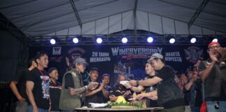 Meriah! Komunitas Honda Win Jakarta Gelar Pesta 2 Dekade