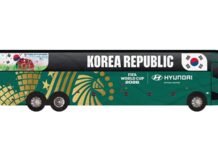 Karya Seni Anak Dunia Hiasi Bus Timnas FIFA World Cup 2026™ lewat Hyundai