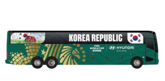 Karya Seni Anak Dunia Hiasi Bus Timnas FIFA World Cup 2026™ lewat Hyundai