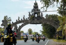 Ratusan Rider Suzuki V-Strom 250SX Taklukkan Jalur Ekstrem Bali