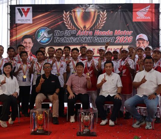 Wahana Honda Uji Teknisi dan Service Advisor Terbaik Regional