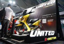 Promo Gila United E-Motor di PRJ, Harga Nyaris 50 Persen!
