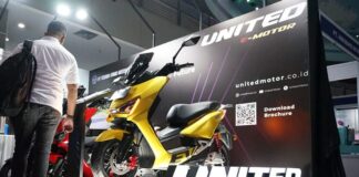 Promo Gila United E-Motor di PRJ, Harga Nyaris 50 Persen!